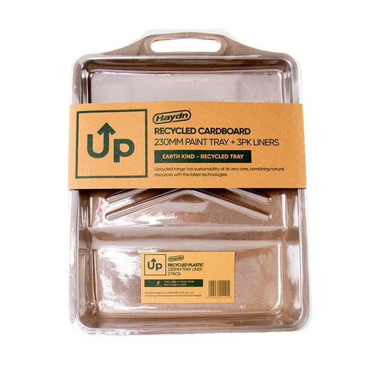 Haydn® UP™ Recycled Cardboard 230mm Paint Tray + 3 Pack Liners
